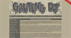 Desktop Screenshot of gautengdj.co.za