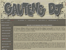 Tablet Screenshot of gautengdj.co.za